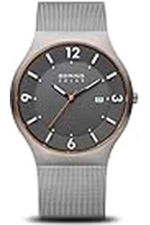 Bering Män Analogt Solar Collection armbandsur medRostfritt stål Armband och Safirglas