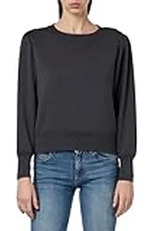 Scotch&Soda Ruched Yoke Seam Modal sweatshirt för kvinnor, , L