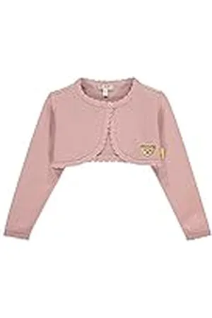 Steiff Flickkofta fleecejacka, Pale Mauve, 122, , 122 cm