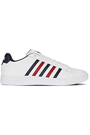 K-Swiss Court TiEBREAK II sneakers, WHT/Peacot/SMBA RED, 45 EU, , 45 EU