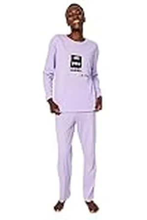 Trendyol Dam motto långa ärmar fritidskläder avslappnad pyjamas-set, , M