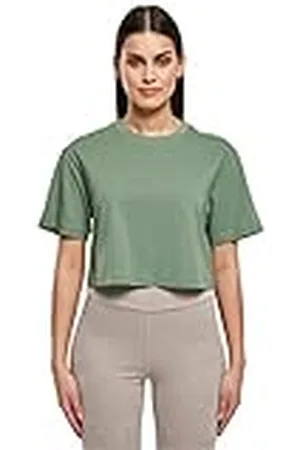 Urban classics T-shirt för kvinnor, kort oversize t-shirt, , L, , L