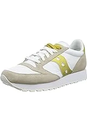 Saucony Jazz Original Vintage, Sneaker Donna, Bianco Oro, 41 EU