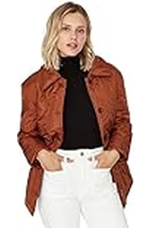 Trendyol Långärmad damkavajkrage vinterjacka - Puffer, , XS