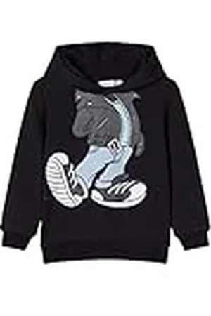 NAME IT Pojkar Nmmmickey Vic Sweat Bru Wdi huvtröja
