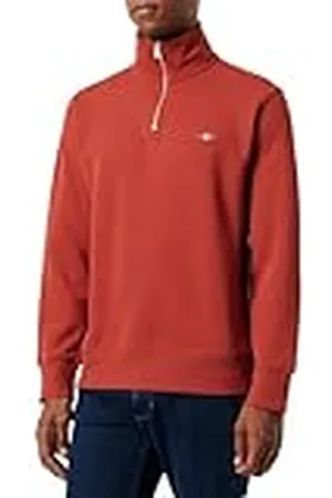 GANT Herr Tröja Reg Shield Half Zip Sweat, , L