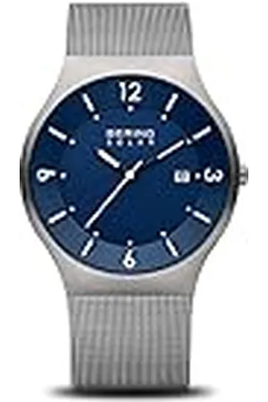 Bering Män Analogt Solar Collection armbandsur medRostfritt stål Armband och Safirglas