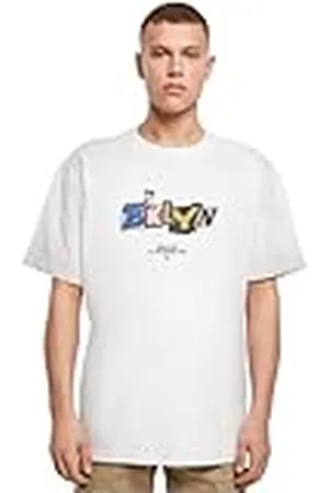 Mister Tee Herr T-shirt Brklyn oversize te, tryck t-shirt för män, överdimensionerad passform, streetwear, , 4XL