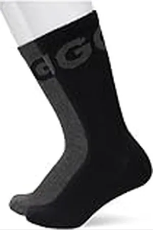 HUGO BOSS 2P QS Rib ICONCOL CC-korta strumpor, Medium Grey32, 43-46, , 43-45 EU