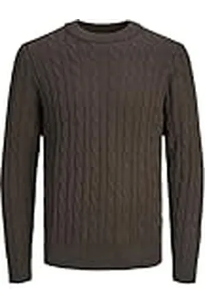 JACK & JONES Jjeross Knit Crew Neck Sn stickad tröja, , M