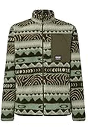 Oakley Mountain Fire Sherpa Tröja Unisex Vuxen, Grönt Norge Mönster, M