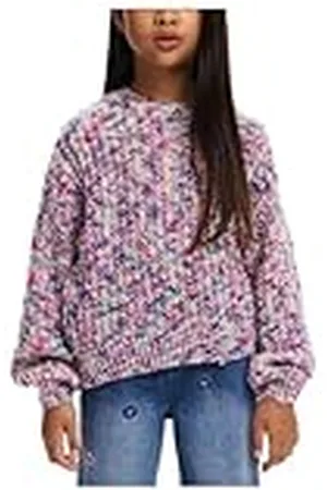 Desigual Flicka platt stickad tröja sweatshirt, , 10 år