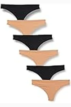 Amazon Kvinnors Stringunderkläder (finns i plusstorlek), 6-Pack, , 1X