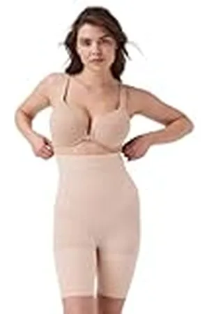 Spanx Shapewear för kvinnor, Power Shorts med magkontroll och hög midja (Normal och Plus Size), , XL