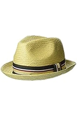 Brixton Unisex huvudbonader Castor Fedora, SOLBRÄNNA, S