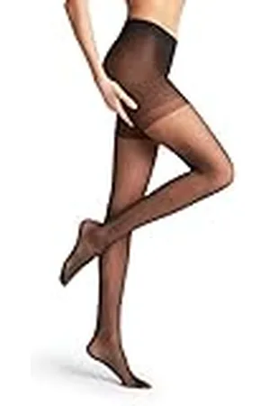 Falke Strumpbyxor Shaping Panty 20 Den mjuka materialet dam svart grå strumpbyxor transparent utan mönster figurformande med formeffekt 1 styck, , M