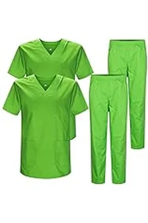 MISEMIYA Förpackning * 2 st - Uniformer unisex skrubb set - medicinsk uniform med skrubbtopp och byxor - Ref.2-8178, , XXL