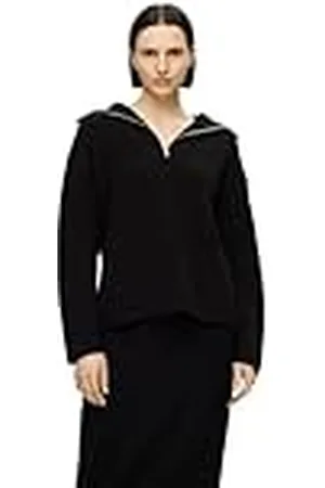 SELECTED SLFBLOOMIE LS stickad halv dragkedja NOOS, , XS