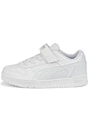 PUMA Unisex barn Rbd Game Low Ac Ps Sneaker, Vitt, 2.5 UK Child