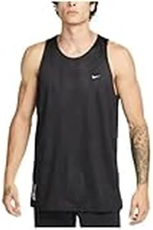 Nike FB7978-010 M NK DF S72 Rev AOP Tank Top Mens Black/Lime Blast/Black Storlek XXL, , XXL