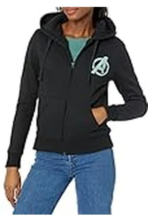 Amazon Disney | Marvel | Star Wars | Princess Kvinnors Sherpa-fodrad fleecehoodie med dragkedja., , XXL