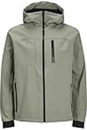 JACK & JONES JACK&JONES Softshelljacka för män, JCOPRIME Embroidery Softshelljacka, agave-grön, S, , S