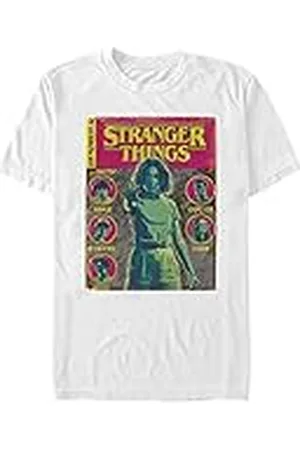 Stranger Things Netflix Unisex Comic Cover Organic Short Sleeve t-shirt, , S, , S