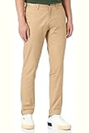 GANT Herr HUVAR TECH PREP Chinos fritidsbyxor, mörk khaki, 34–30