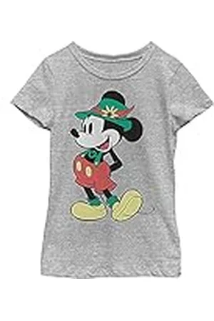 Disney Karaktärer Lederhosen Basics flicka ljung besättning t-shirt, , XS