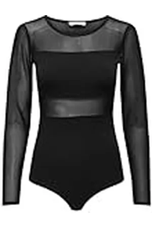 ONLY Damer Onlesther L/S mesh bodystrumpa JRS body, , XS
