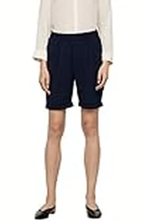 Kaffe Dam shorts vanlig passform fickor casual vanlig längd elastisk midja, , 34