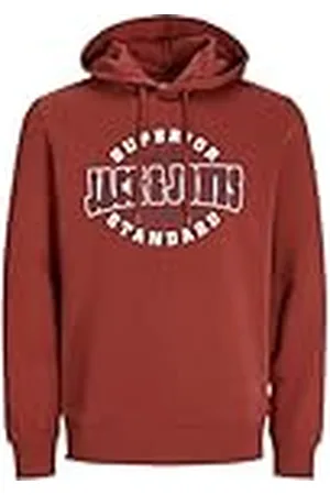 JACK & JONES Huvtröja för män logotyp huvtröja, , S