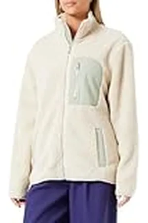 Only & Sons ONSBLOCK Mix Sherpajacka OTW CS fleecejacka för män, silver foder/detalj: grön, XL, , XL