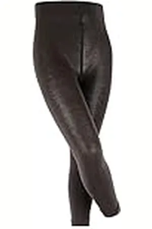 Falke Unisex barn aktiv varm fotlös strumpbyxor, casual eller klänning, 1 par, Svart (svart 3000), 1-3.5