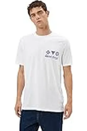 Koton Herr rygg tryckt rund hals kortärmad bomull t-shirt, , XXL