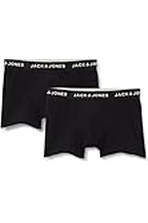 JACK & JONES Jacka & JONES Herr JACBENTO Organic Trunks 2-pack boxershorts, svart/pack: svart, M