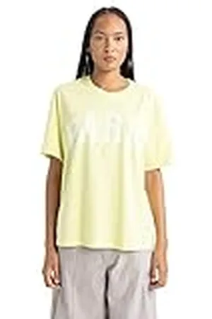 DeFacto Dam-t-shirt – klassisk basic oversize skjorta för kvinnor – bekväm t-shirt för kvinnor, , L