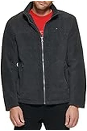 Tommy Hilfiger Herr klassisk dragkedja fram polär fleecejacka fleecejacka, , XXL