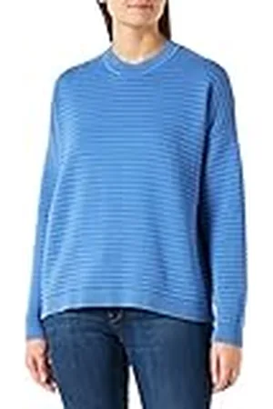 SELECTED Dam SLFLAURINA LS stickad O-hals NOOS tröja, ultramarin, S, , S