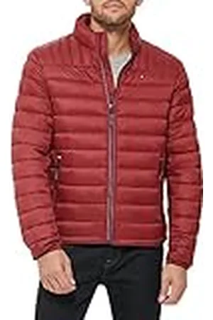 Tommy Hilfiger Mäns Legacy Ultra Loft lätt packbar pufferjacka (standard och stor och lång), , XXL