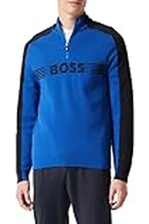 HUGO BOSS Zirros stickad tröja för män, , S