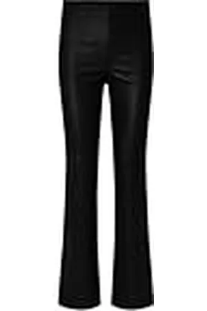 Y.A.S ZELLU BOOTCUT LEATHER BYXA NOOS, , S