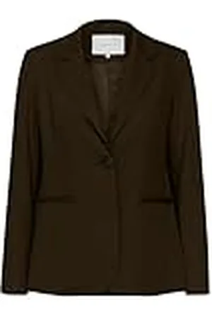 Kaffe Blazer Single Breasted Notch Lapel Regular Fit Jetted Pockets, , 36