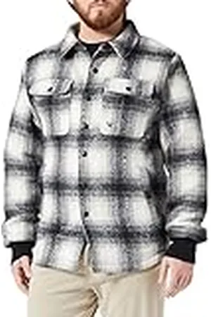 True Religion Vadderad overshirt för män, oversize jacka, , standard