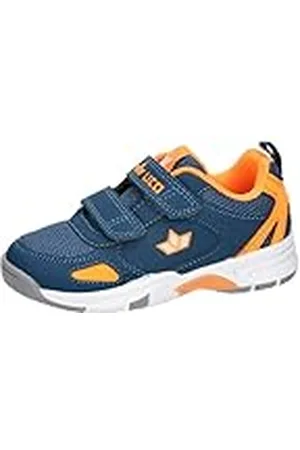 LICO Pojke Unisex Kinder Peyton V inomhussneakers, petrol/orange, 29 EU, Petrolorange, 29 EU