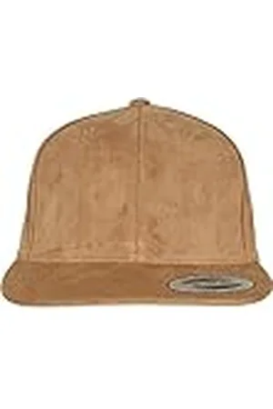 Flexfit Unisex baseballkeps mocka läder snapback khaki en storlek, , One size