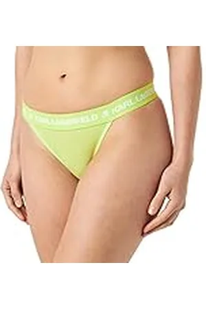 Karl Lagerfeld Dam Logo Ribbed Brazilian, , XS