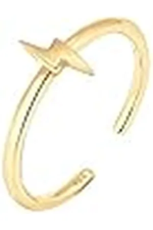 Elli Dam-Slingring blixt 925 silver stl. 54 (17.2) – 06041917, fasettad slipning, Utan