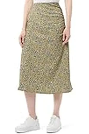 Koton Blommig tryckt midi relax cut kjol, , XL