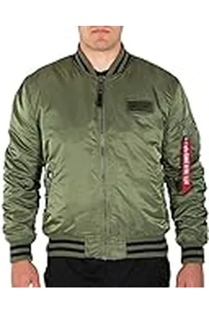 Alpha Industries College Jacket FN Bomberjacka för män Sage-Green